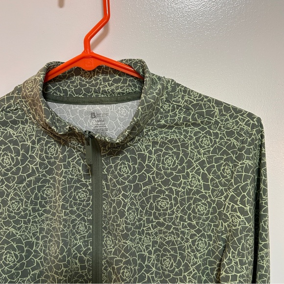 Buffbunny Eden Green Cropped Zip-Up Jacket - Picture 3 of 5